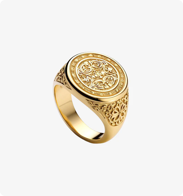 Ornate Filigree Band Ring