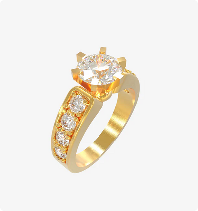 Royal Pearl Crown Ring